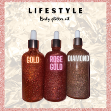 Load image into Gallery viewer, &quot;Lifestyle&quot; Body Glitter Oil
